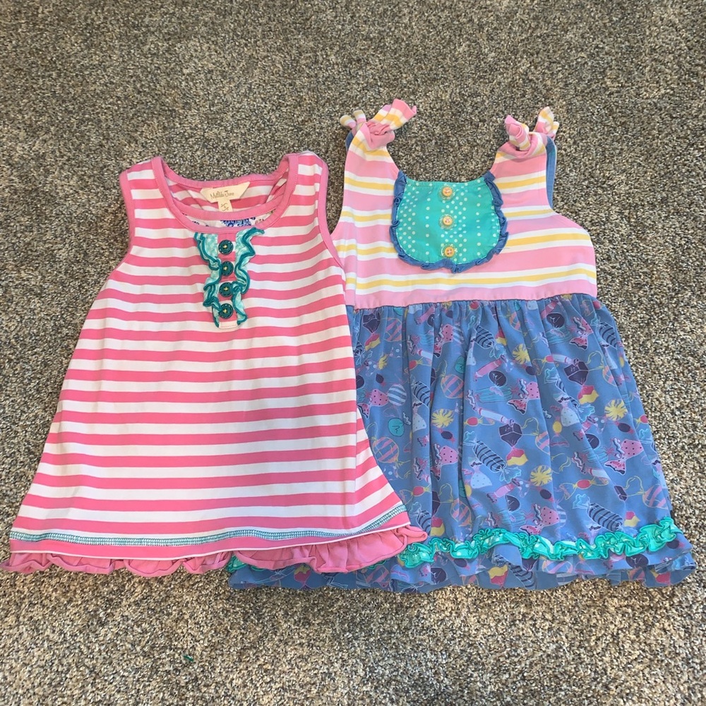 Matilda Jane Pink and Blue Kids Tops